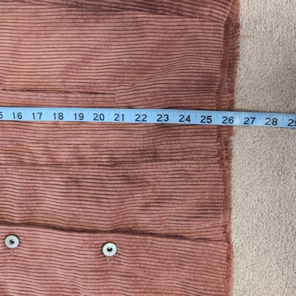 Love Tree Western Country Boho Corduroy Oversized Pocket Shacket Jacket M - Picture 8 of 10